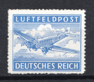 1942-43 Mail Fieldpost, Germany Airmail (Mi. 1By, Full Set, MNH)