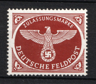 1942-43 Mail Fieldpost, Germany (Mi. 2Ax, Full Set, MNH)
