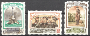 1954 USSR 100th Anniversary of the Defence of Sevastopol (Full Set, MNH)
