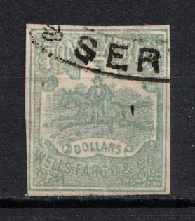 1861-62 3D Pony Express USA, Local (Canceled)