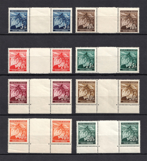 1939-41 Bohemia and Moravia, Germany (Gutter-Pairs, MNH)