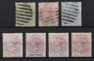1884-1902 Lagos, British Сolonies (MH/Canceled)