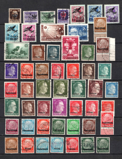 Occupations, Germany (3 Pages, Group of Stamps, Canceled)