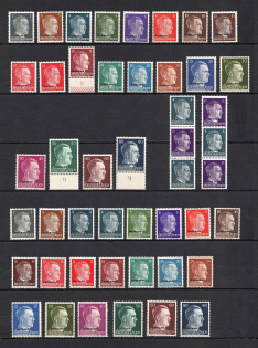 1940-43 Occupations, Germany (2 Pages, Full Sets, MNH/MH)