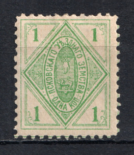 1891 1k Pskov Zemstvo, Russia (Schmidt #11)