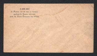 Commemorative WWI Cover, Allies, Losses During 1914-18 War