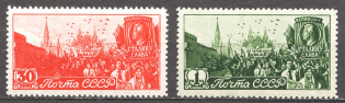 1947 USSR The Labor Day May 1 (Full Set, MNH)