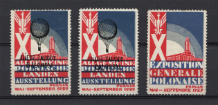 1929 Ballon Post, Exhibition in Poznan, Poland