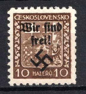 1938 10h Occupation of Rumburg Sudetenland, Germany (Signed)