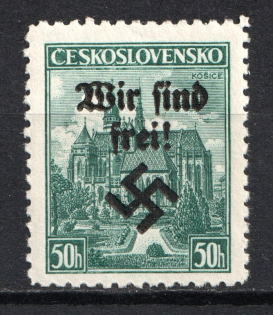 1938 50h Occupation of Rumburg Sudetenland, Germany (Signed)