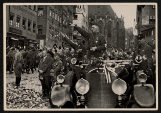 1933 The march of the Brown Army NSDAP, Propaganda Card
