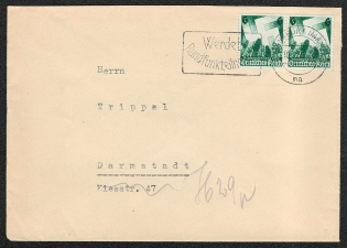1936 Frankfurt Specail Postmark Become a radio subscriber