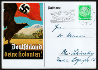 "1940 Privately printed Postcard ""Germany, Your Colonies!"""
