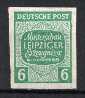 1945 Soviet Zone of Occupation, Germany (Mi. 124 X U, IMPERFORATED, CV $200)