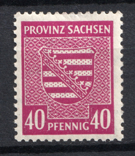 1945-46 Soviet Zone of Occupation, Germany (Watermark 'X', Signed, CV $50, MNH)