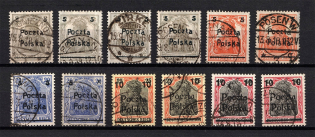1919 Poland (Full Set, Canceled, CV $160)