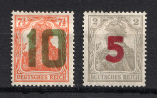 1919 Poland (Mi. 135-136, Full Set, Signed, CV $590)