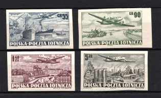 1952 Poland, Airmail (Full Set, CV $40, MNH)