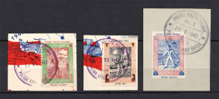 1942 Poland WWII, Field Post, First Polish Army Corp (Canceled)