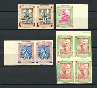 1942 Poland WWII, Field Post, First Polish Army Corp