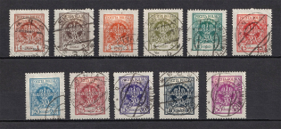 1925 Poland (Mi. 213-223, Full Set, Canceled, CV $420)