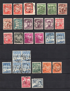 1938 Poland (Full Set, Canceled, CV $60)