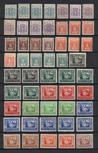 1922 East Upper Silesia, Poland (2 Pages, VARIETIES of Perforation, Full Set, CV $190)