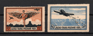1921 Poznan Airline Society Aerotarg, Poland (Full Set)