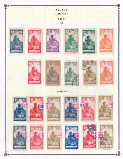 Zarki, Poland, Collection of Rare Forgeries Types and Refference Material (3 Pages)