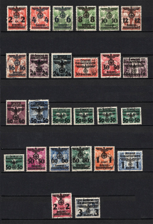 1940 General Government, Germany (Full Set, Canceled, CV $180)
