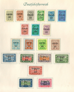 1921 Austria (Full Set, CV $20)