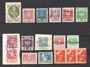 Poland, Non-Postal Stamps, Group