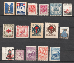 Poland, Non-Postal Stamps, Group