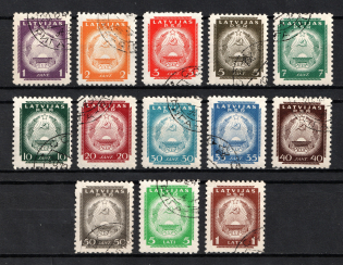 1940 Latvia (Full Set, Canceled, CV $30)