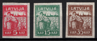 1919 Latvia (Full Set, CV $60)