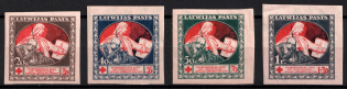 1920 Latvia (ROSE Banknotes, Full Set, CV $10)