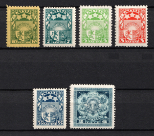 1929-32 Latvia (Full Set, CV $110)