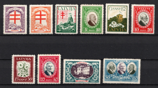 1930 Latvia (Full Set, CV $30)