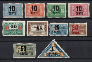 1922 Lithuania, Airmail (Signed, CV $150)