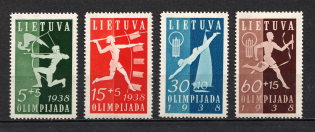 1938 Lithuania (Full Set, CV $70)