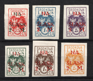 1921 Republic of Central Lithuania (Full Set, CV $20)