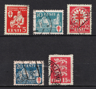 1933 Estonia (Full Set, Canceled, CV $70)