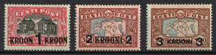 1930 Estonia (Mi. 87-89, Full Set, CV $280, MNH)