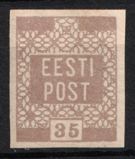 1919 35p Estonia (Olive Brown)