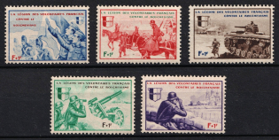 1942 Reich French Legion, Germany (Full Set, CV $30)