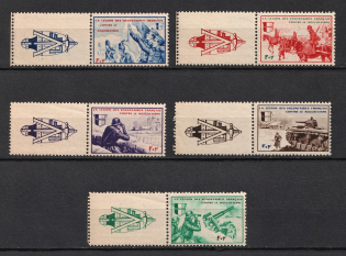 1942 Reich French Legion, Germany (Coupons, Full Set, CV $60, MNH)
