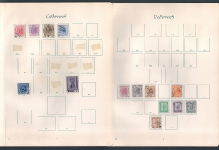 Austria, Large Collection on Pages (28 Pages)