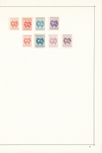 1920-21 Republic of Central Lithuania, Group (5 Pages)