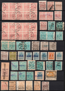 Estonia, Collection (2 Pages, Canceled)