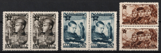 1947 29th Anniversary of the Soviet Army, Soviet Union USSR, Pairs (Full Set, MNH)